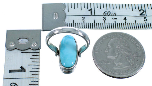 Reversible Turquoise Sterling Silver Multicolor Inlay Ring Size 5 LX113275